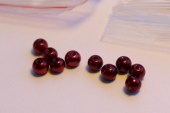 4 mm voskové perličky měděné