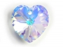 6228 Swarovski Elements Heart Pendant Crystal AB 10,3x10,3 mm
