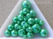 70 ks perliček pastelově zelených detail
