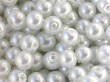Voskované perle bílé 6 mm