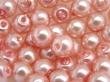 8 mm voskové perličky světle růžové