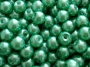 6 mm voskové perličky pastelově zelené