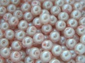 4 mm voskové perličky světlounké růžové