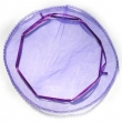 Sáček textilní organza 22 cm tmavě fialový