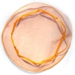 Sáček textilní organza 22 cm oranžový