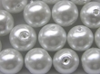 8 mm voskové perličky bílé