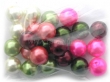 12 mm voskové perle barevný mix 1
