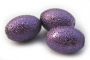 Vroubkaté oválky vosk fialová violet